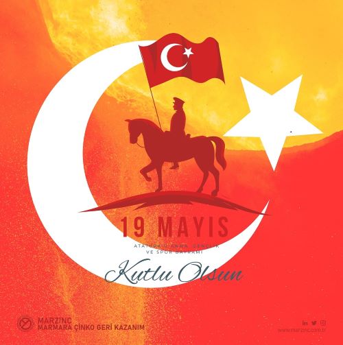 MARZINC MARMARA ÇİNKO GERİ KAZANIM A.Ş , 19 MAYIS GENÇLİK VE SPOR BAYRAMI KUTLAMA MESAJI